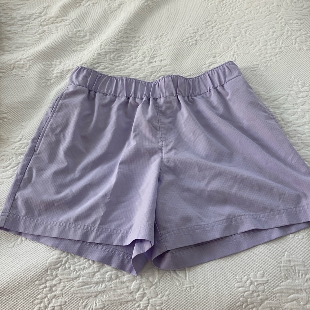 Columbia Light Purple Women's Athletic Shorts